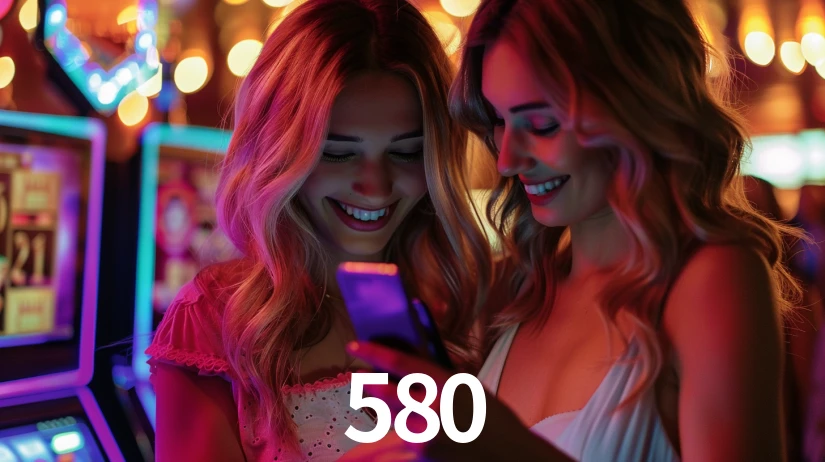 Sinta a adrenalina dos jogos de cassino com 580